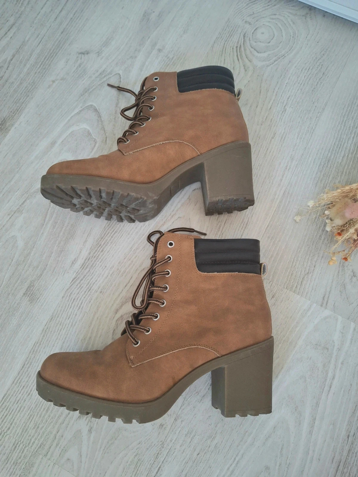 🤎 zapatos/Botines mujer camel/marrón con tacón – Talla 40 🤎 – photo 3